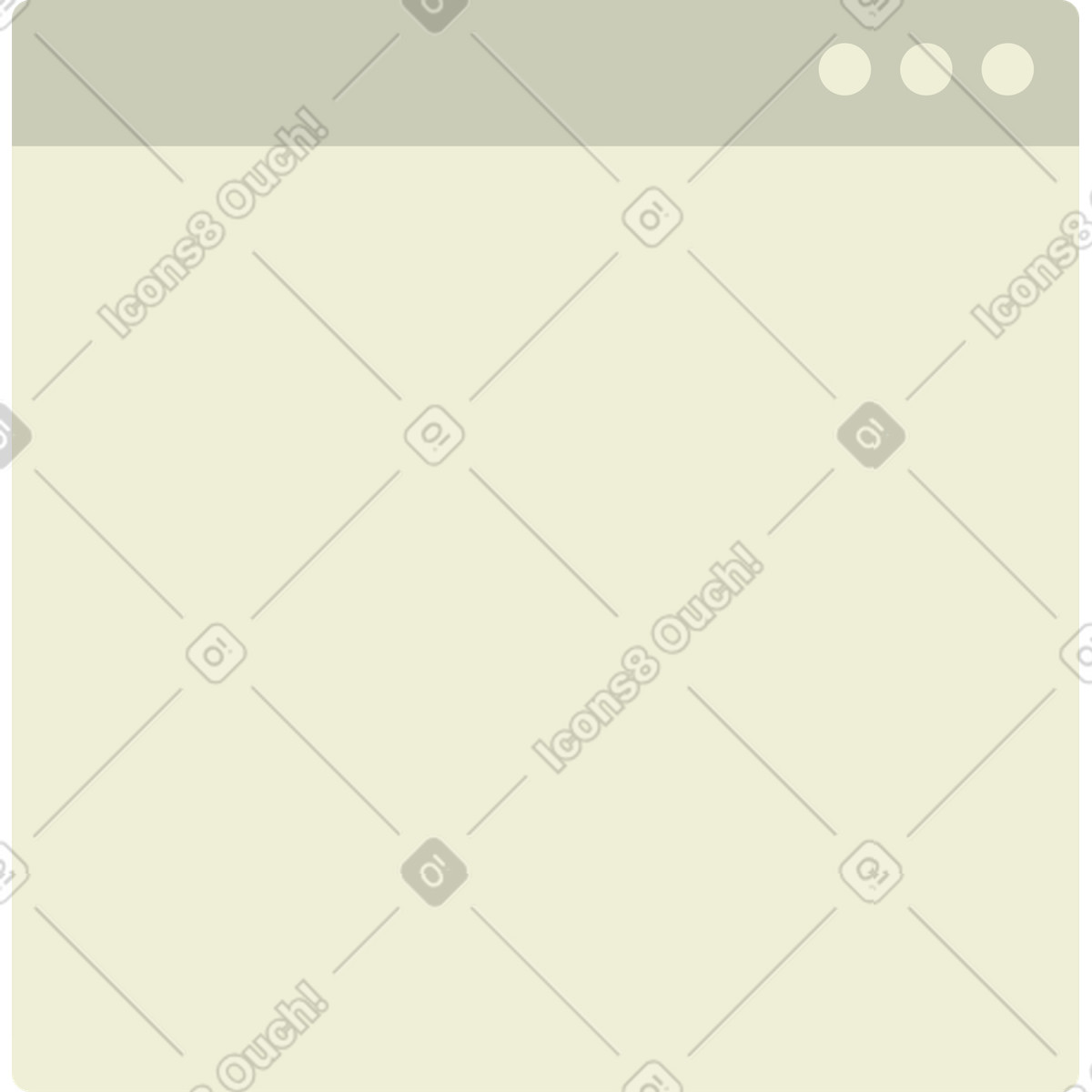 Browser window illustration in Cubes style download in PNG, SVG
