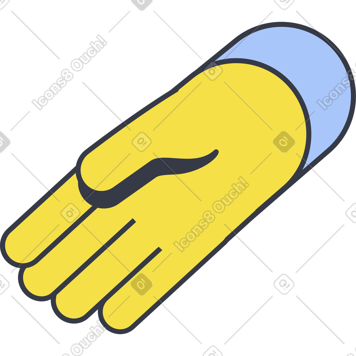 Ilustração de Mão em no estilo Abstract para baixar em PNG, SVG