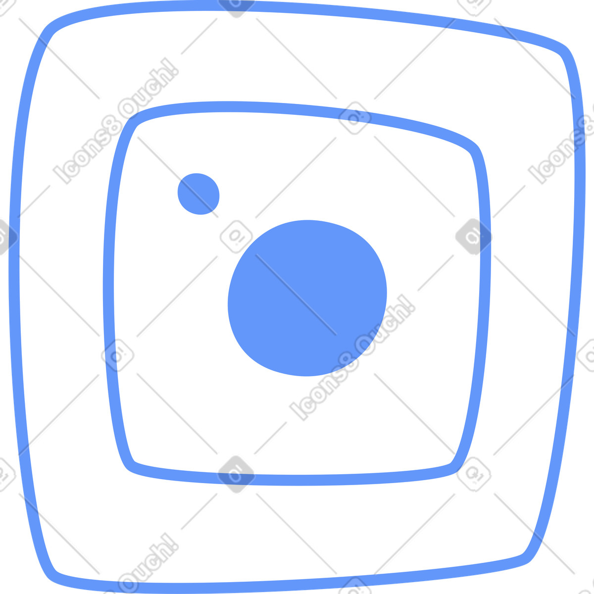 Plain スタイルの インスタグラム のイラストをPNG、SVG形式でダウンロード