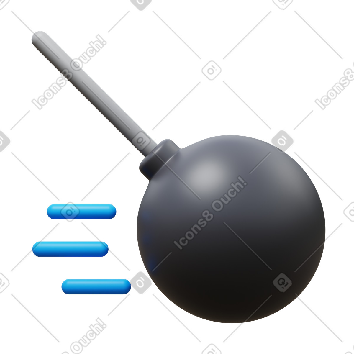 3D Fluency スタイルの Wrecking ball のイラストをPNG、SVG形式でダウンロード