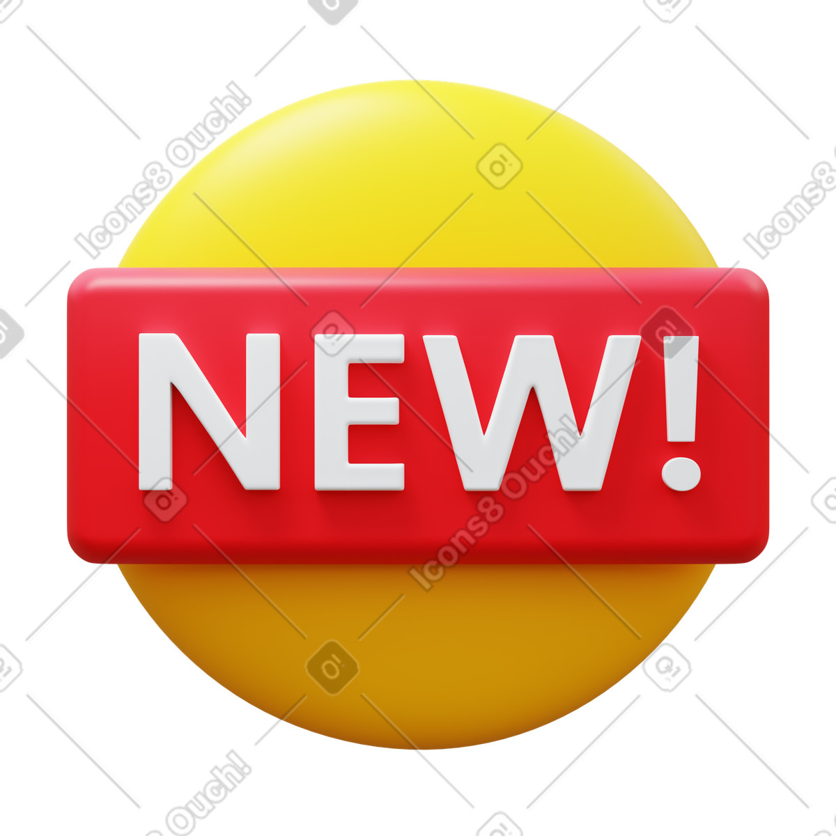 下载 3D Fluency 风格的 Brand new 插画，支持 PNG、SVG 格式