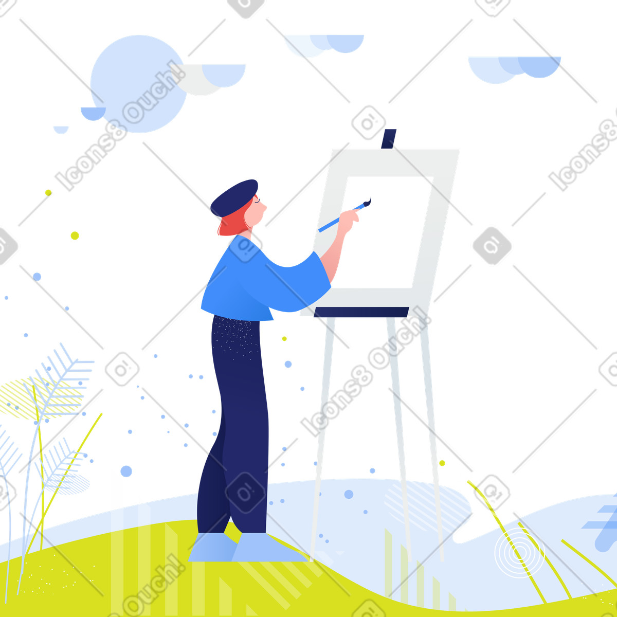 All'aperto illustrazione in stile Clip scarica in PNG, SVG