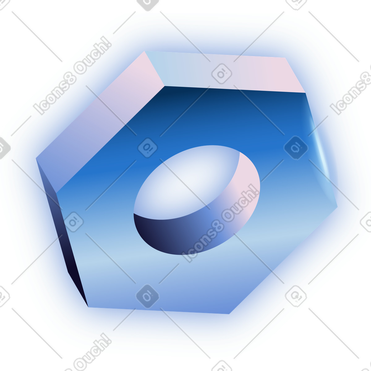 Illustration Vis dans le style Dimension à télécharger aux formats PNG, SVG