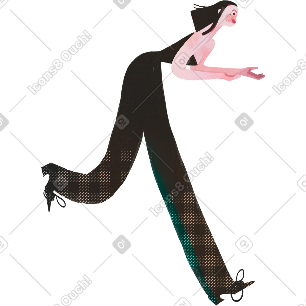 Fabulous スタイルの 夫人 のイラストをPNG、SVG形式でダウンロード