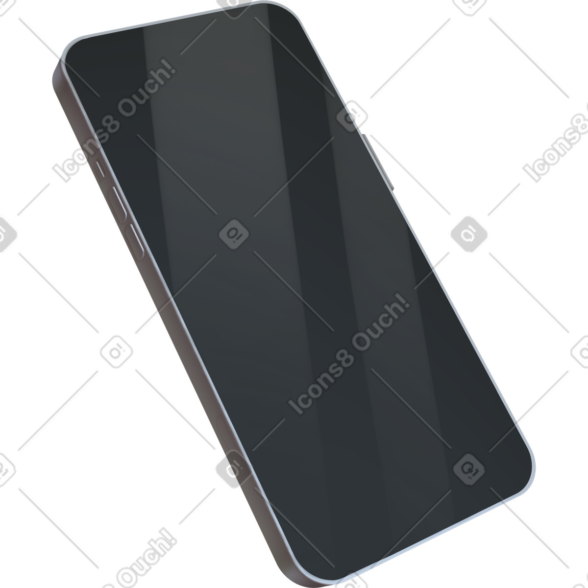Smartphone illustration clipart for various projects in vector graphics