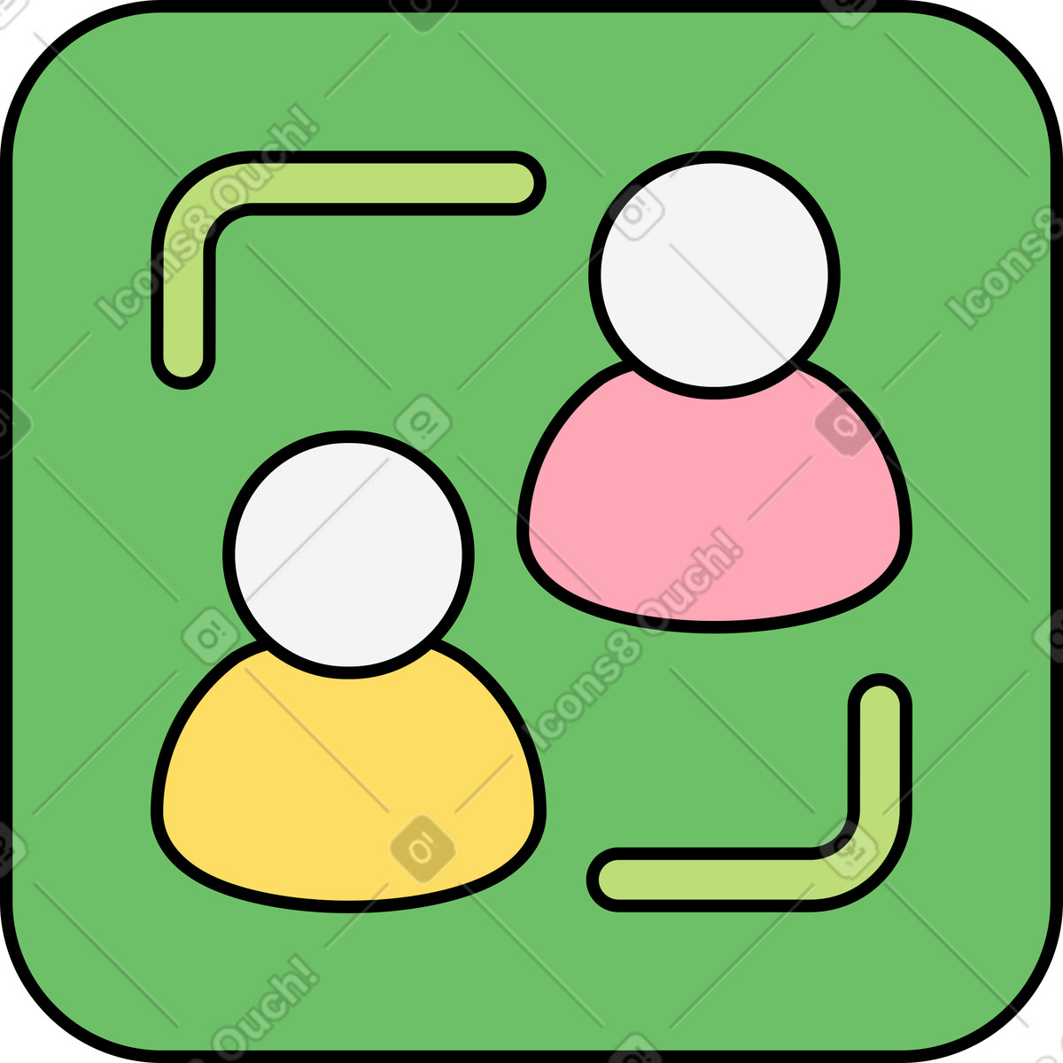 下载 Kindy 风格的 社交网络图标 插画，支持 PNG、SVG 格式