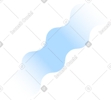 Forme ondulée avec remplissage dégradé PNG, SVG