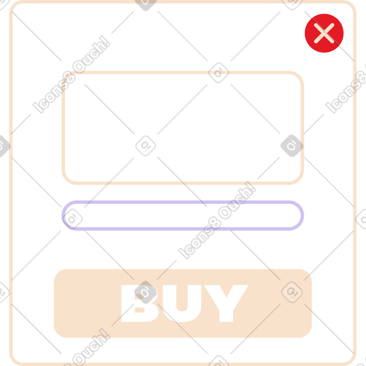 Folks スタイルの ショッピングウィンドウ のイラストをPNG、SVG形式でダウンロード