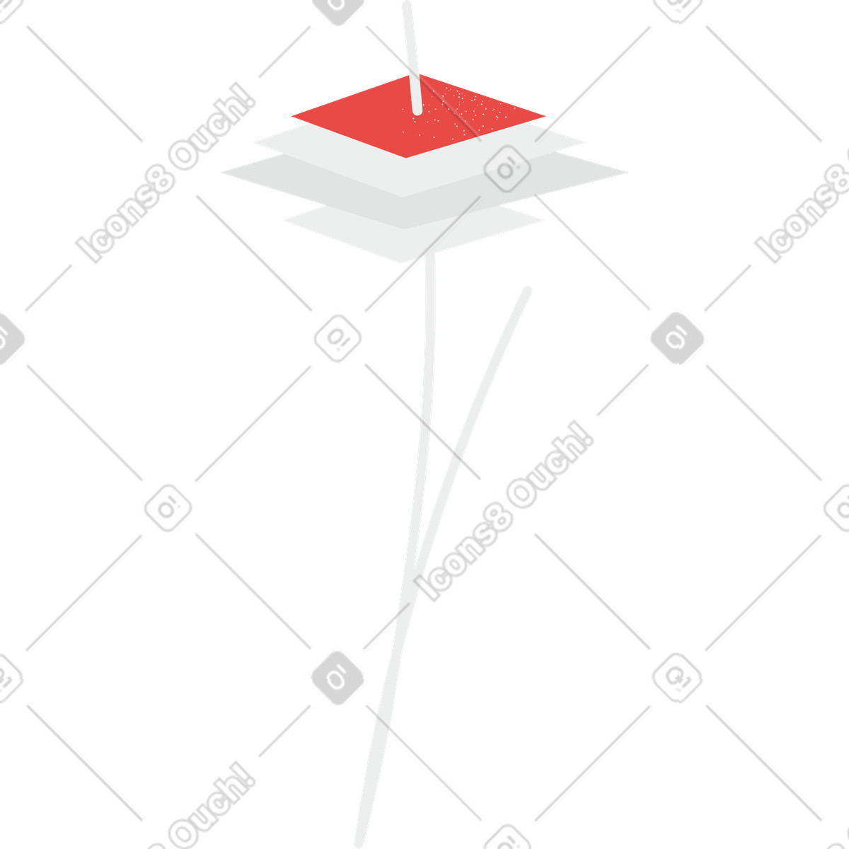 Ilustración Flor en estilo Clip a descargar en PNG y SVG