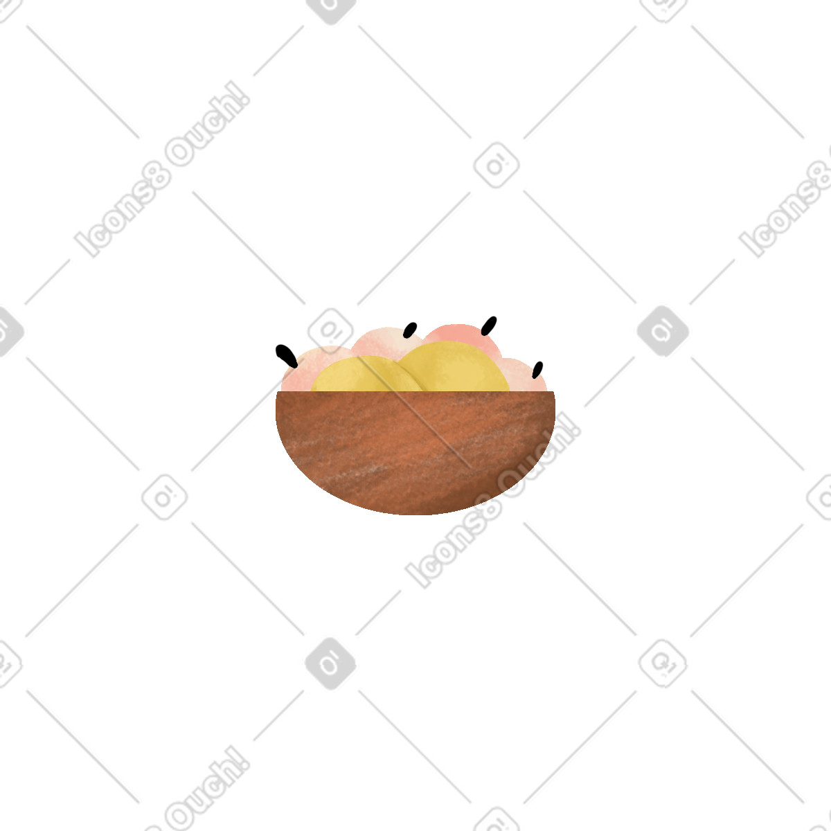 Illustration Bol de fruits dans le style Family à télécharger aux formats PNG, SVG