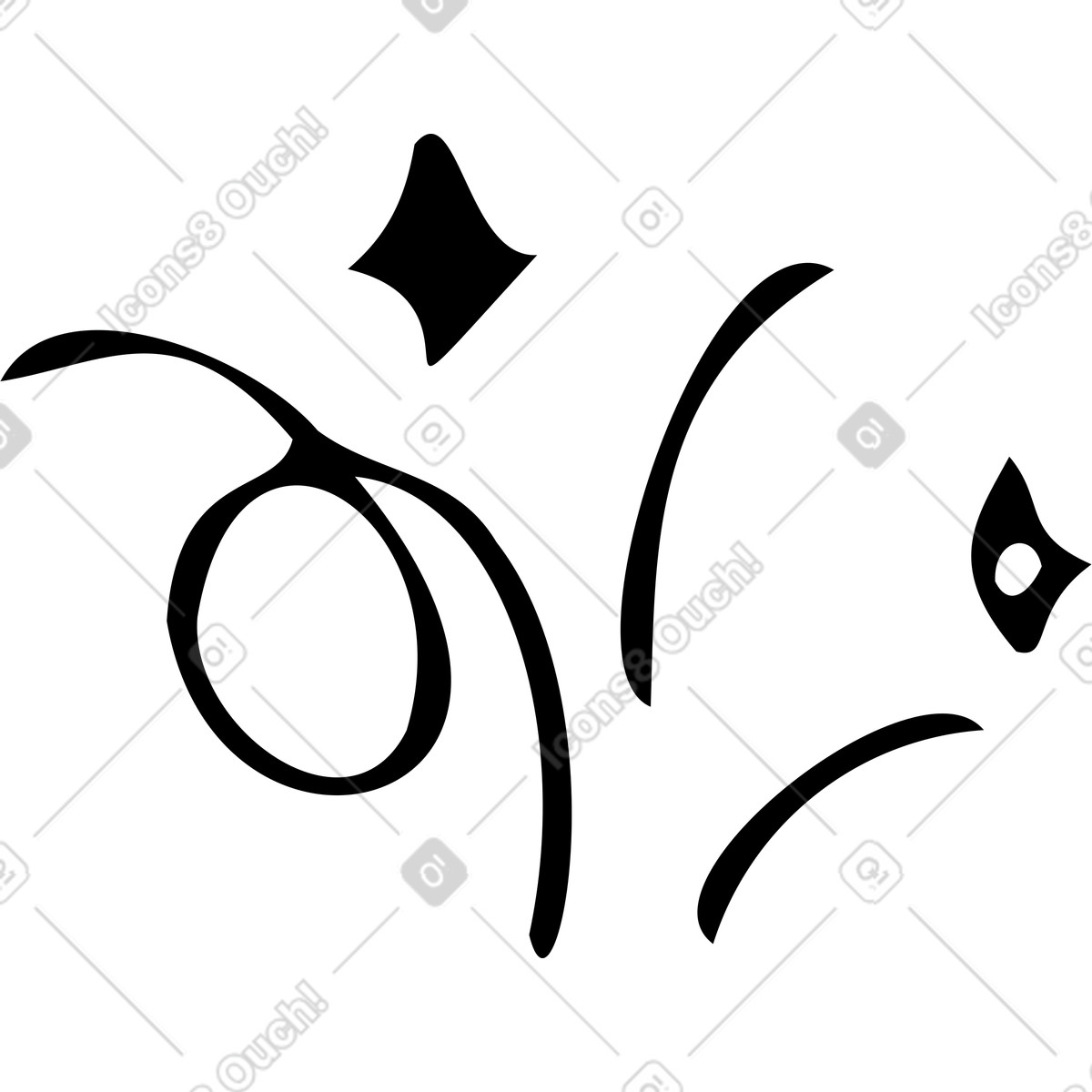 Scintille illustrazione in stile Marks scarica in PNG, SVG