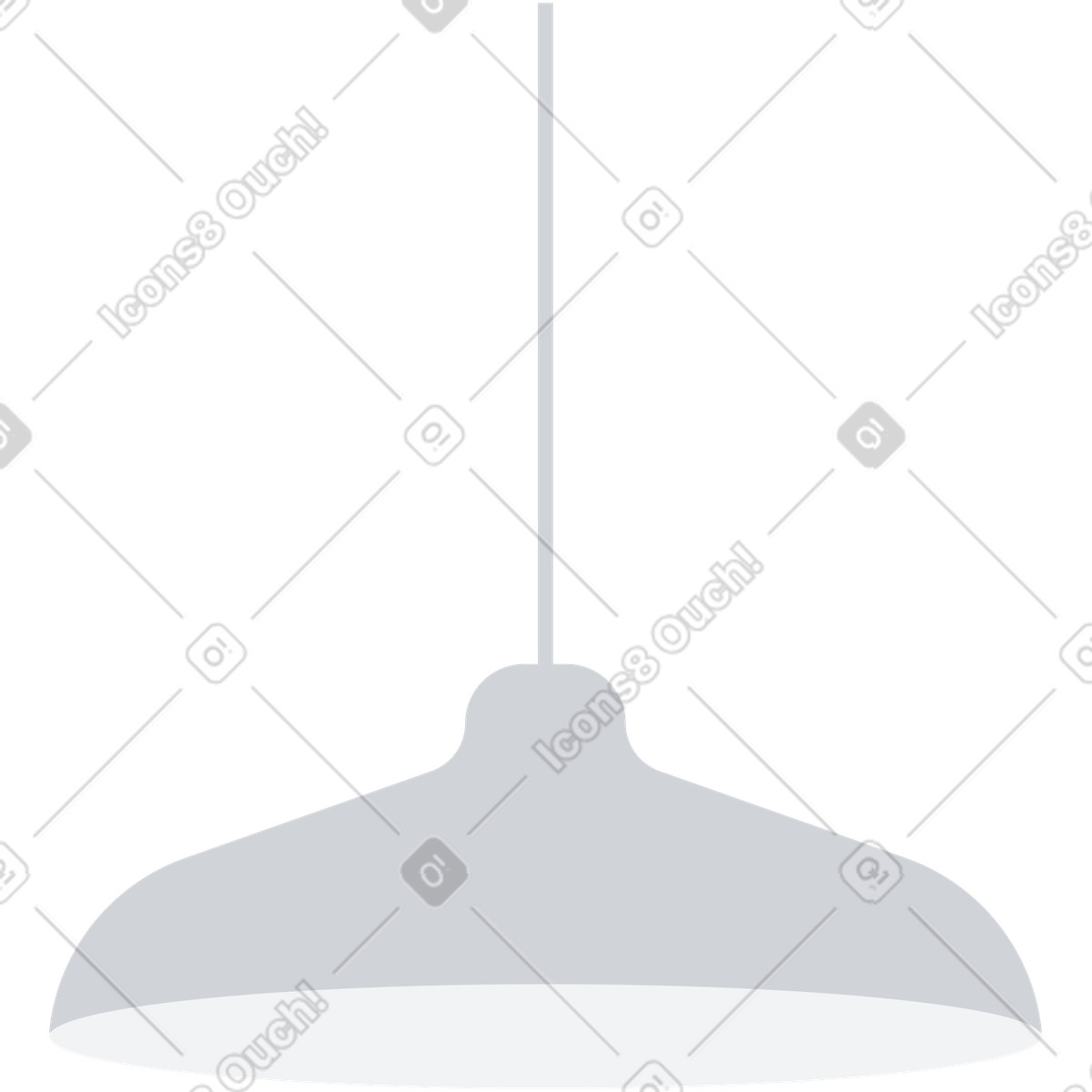 Lamp illustration in Urban style download in PNG, SVG