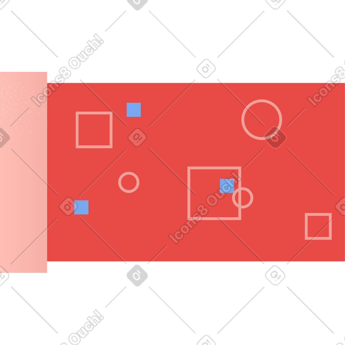 Clip スタイルの ヨガカーペット のイラストをPNG、SVG形式でダウンロード