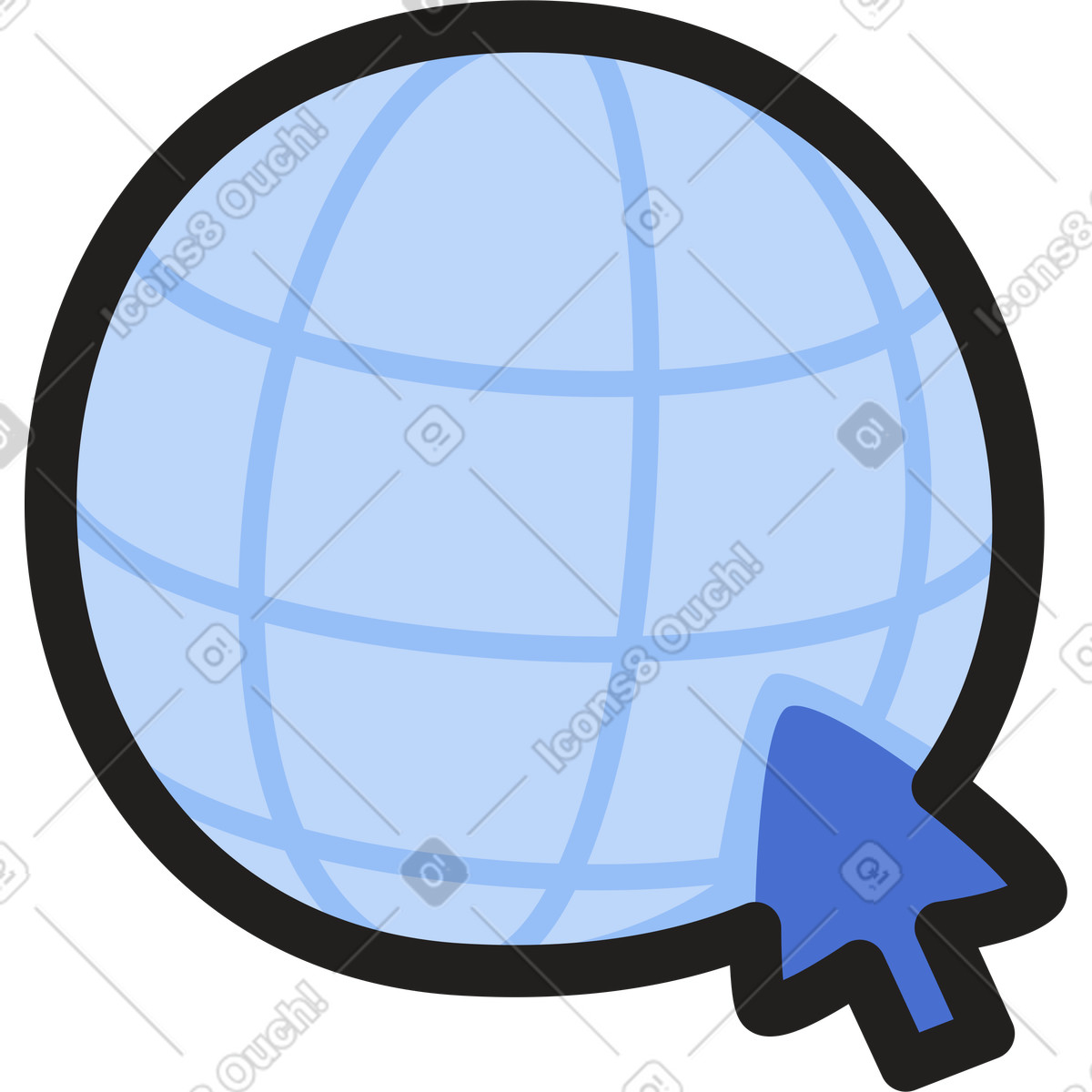 Web-symbol-Illustration im Clipart-Stil als Download in PNG, SVG