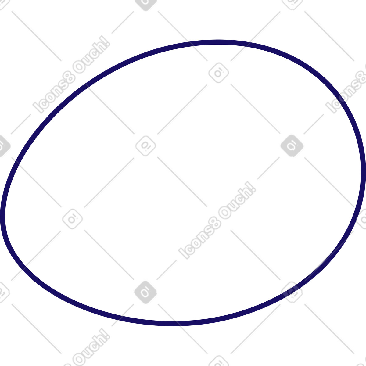 Illustration Oeuf dans le style Bendy à télécharger aux formats PNG, SVG