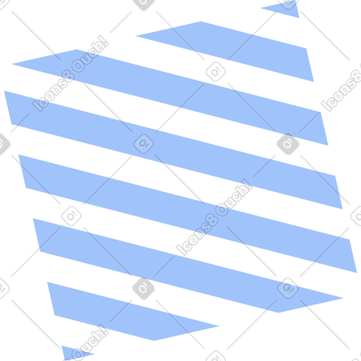 Square bade of lines illustration in Clip style download in PNG, SVG