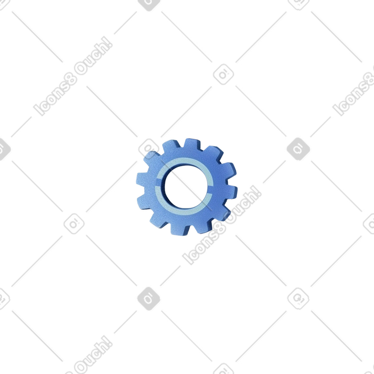 Illustration Engrenage dans le style Grainy à télécharger aux formats PNG, SVG