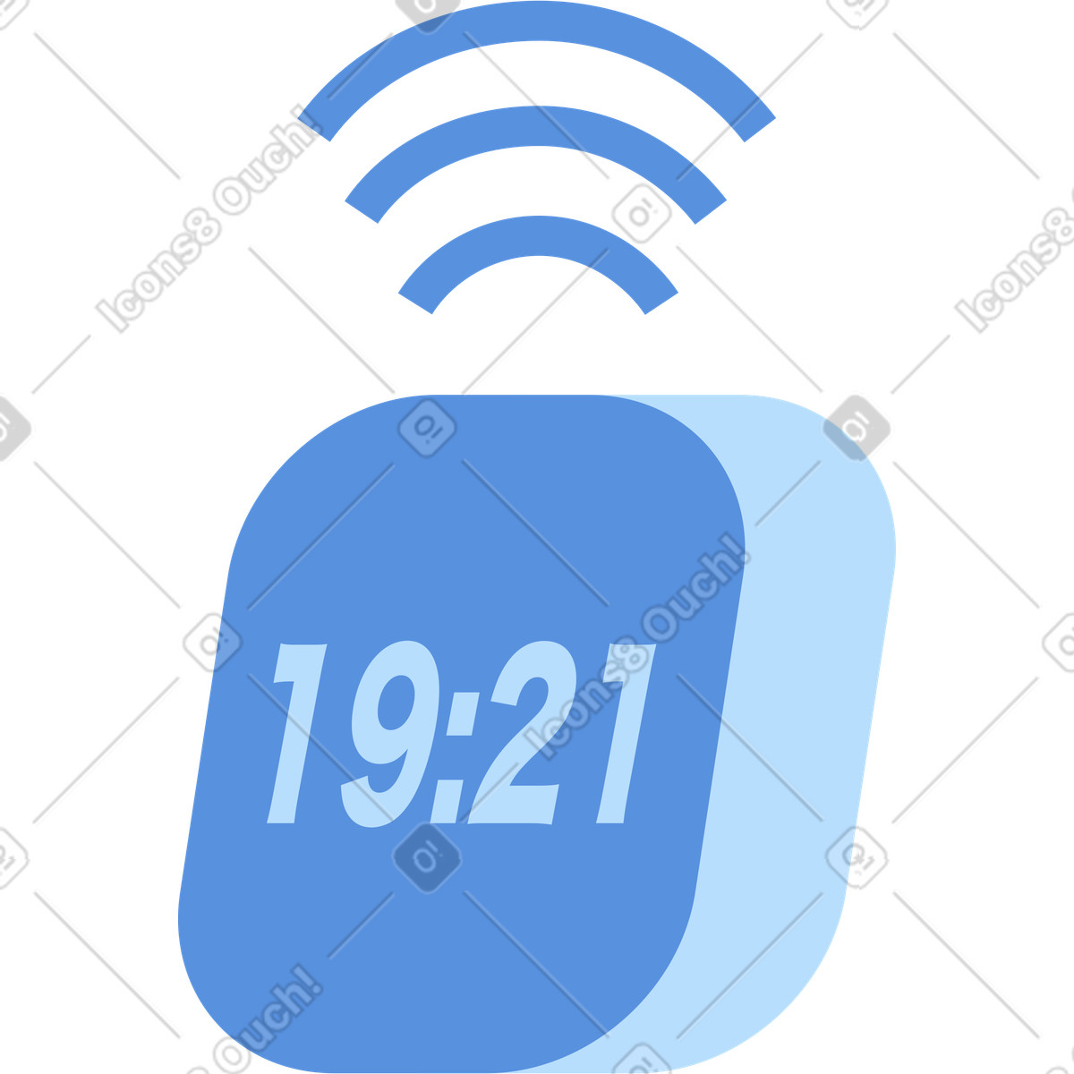 Ki-heimlautsprecher-Illustration im Vector-Stil als Download in PNG, SVG