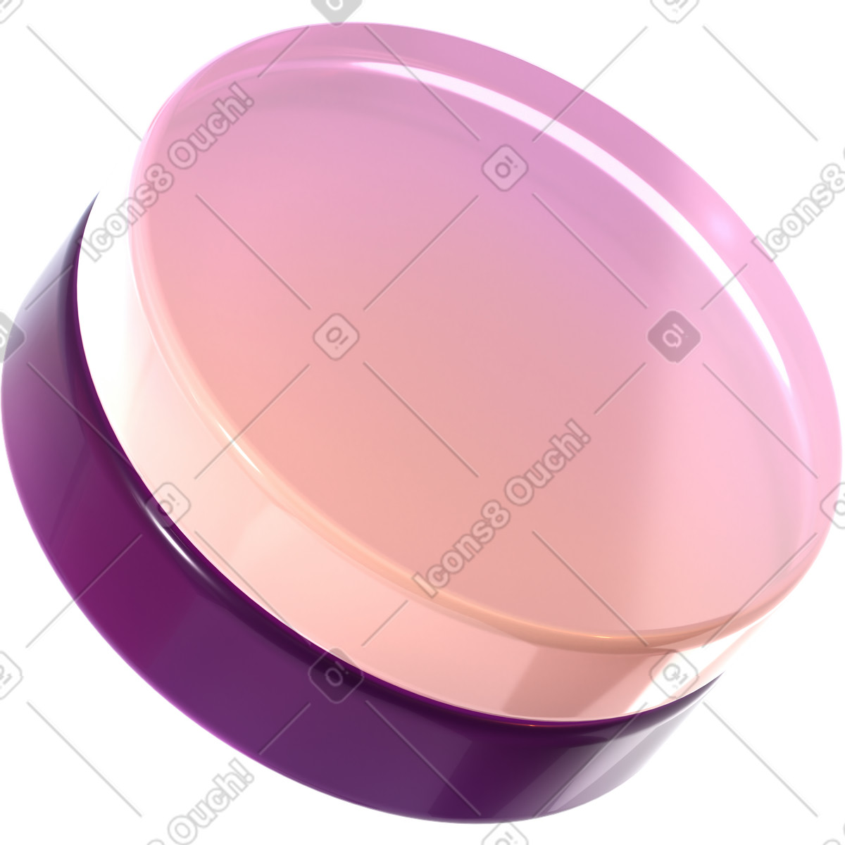 Lenti in vetro illustrazione stile 3D Glassy scarica PNG, SVG