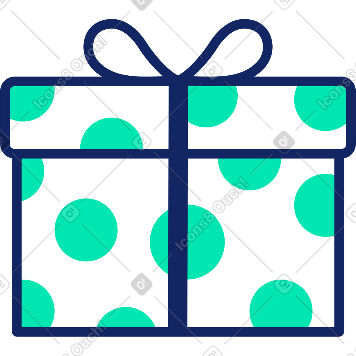 Presente illustrazione in stile Cyborg scarica in PNG, SVG