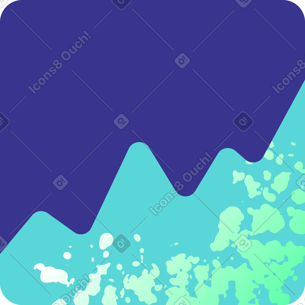 Graph mit textur illustration in PNG, SVG