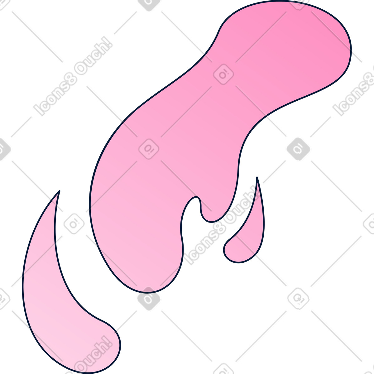 Splashes illustration in Neat style download in PNG, SVG