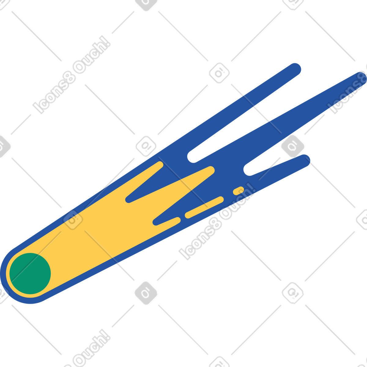 Spot スタイルの 隕石 のイラストをPNG、SVG形式でダウンロード