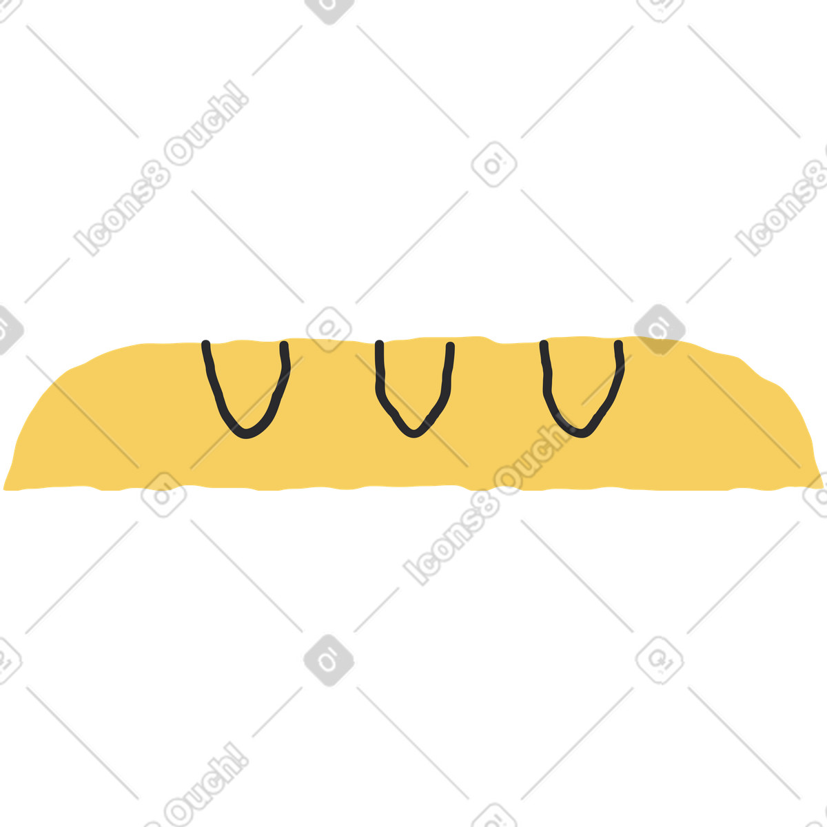 Pane illustrazione in stile Pablo scarica in PNG, SVG