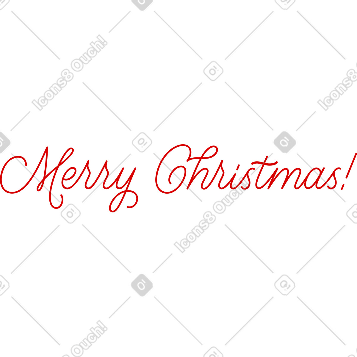 Kalligraphischer text frohe weihnachten-Illustration im Postcards-Stil als Download in PNG, SVG