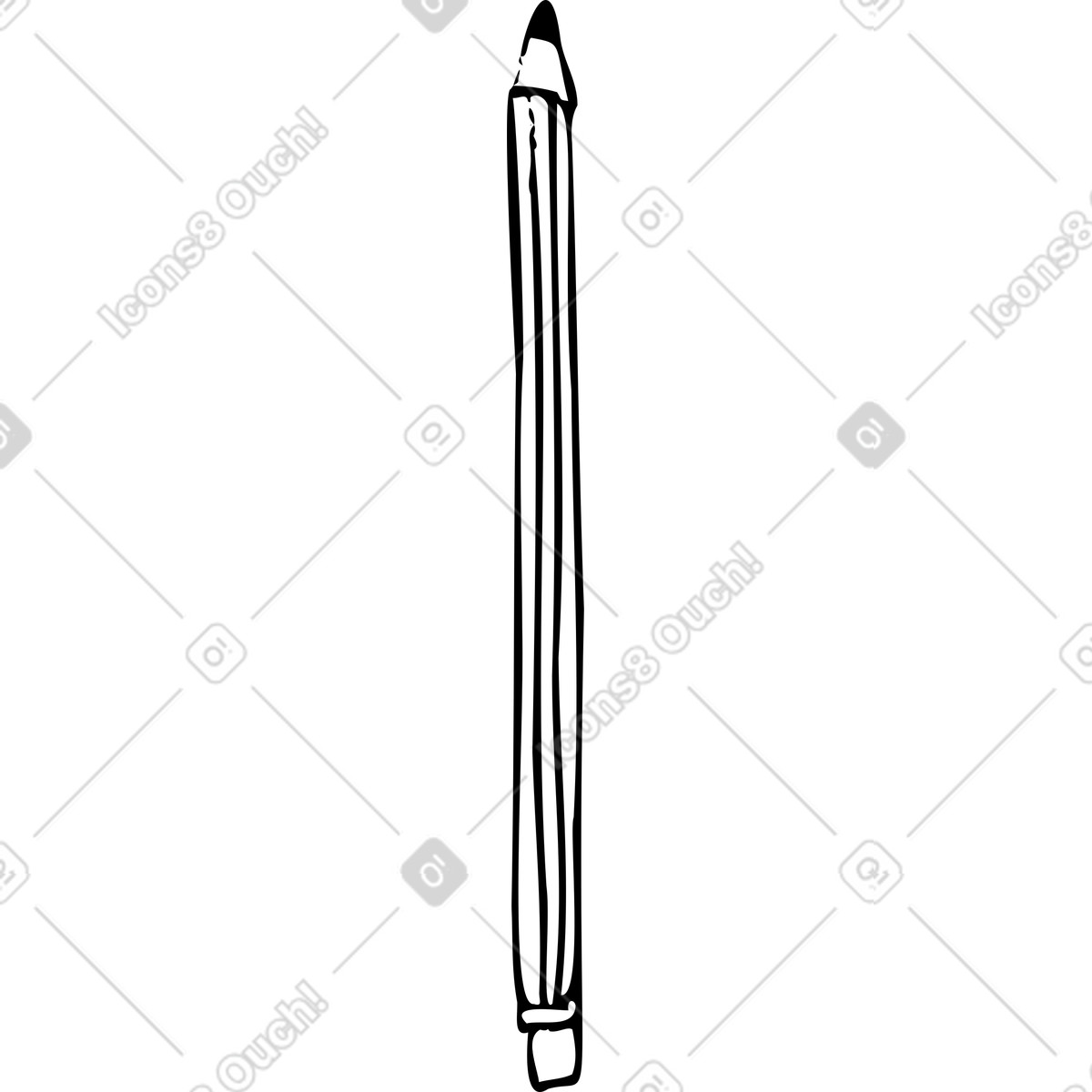 Marks 스타일의 연필 일러스트레이션 PNG, SVG 다운로드