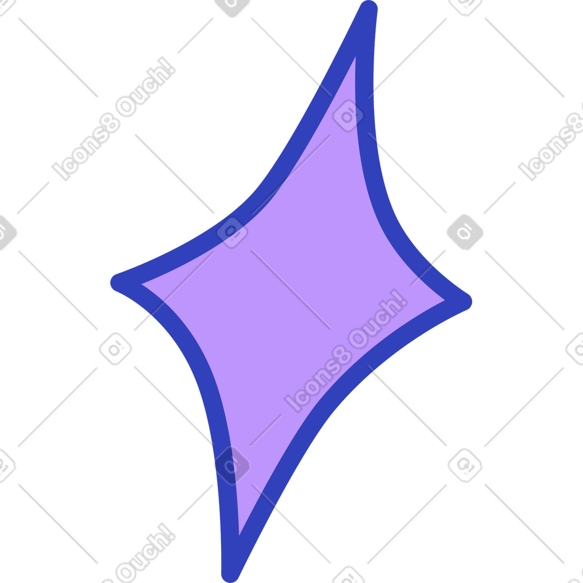 Scintillare illustrazione in stile Eyeful scarica in PNG, SVG