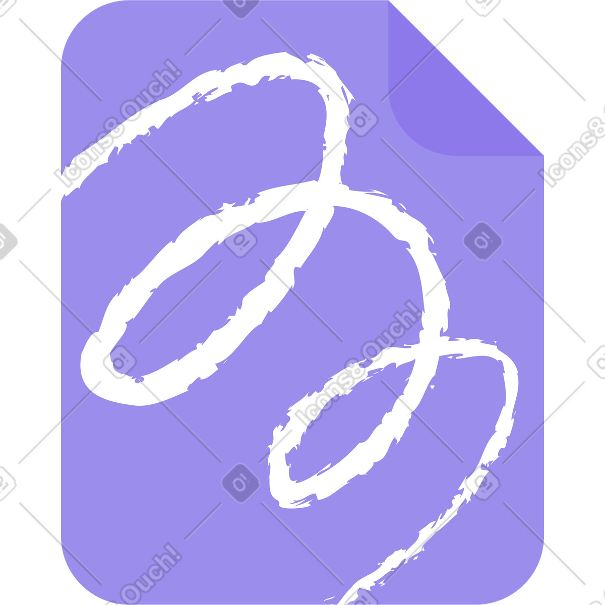 Documento con texture illustrazione in stile Bright scarica in PNG, SVG