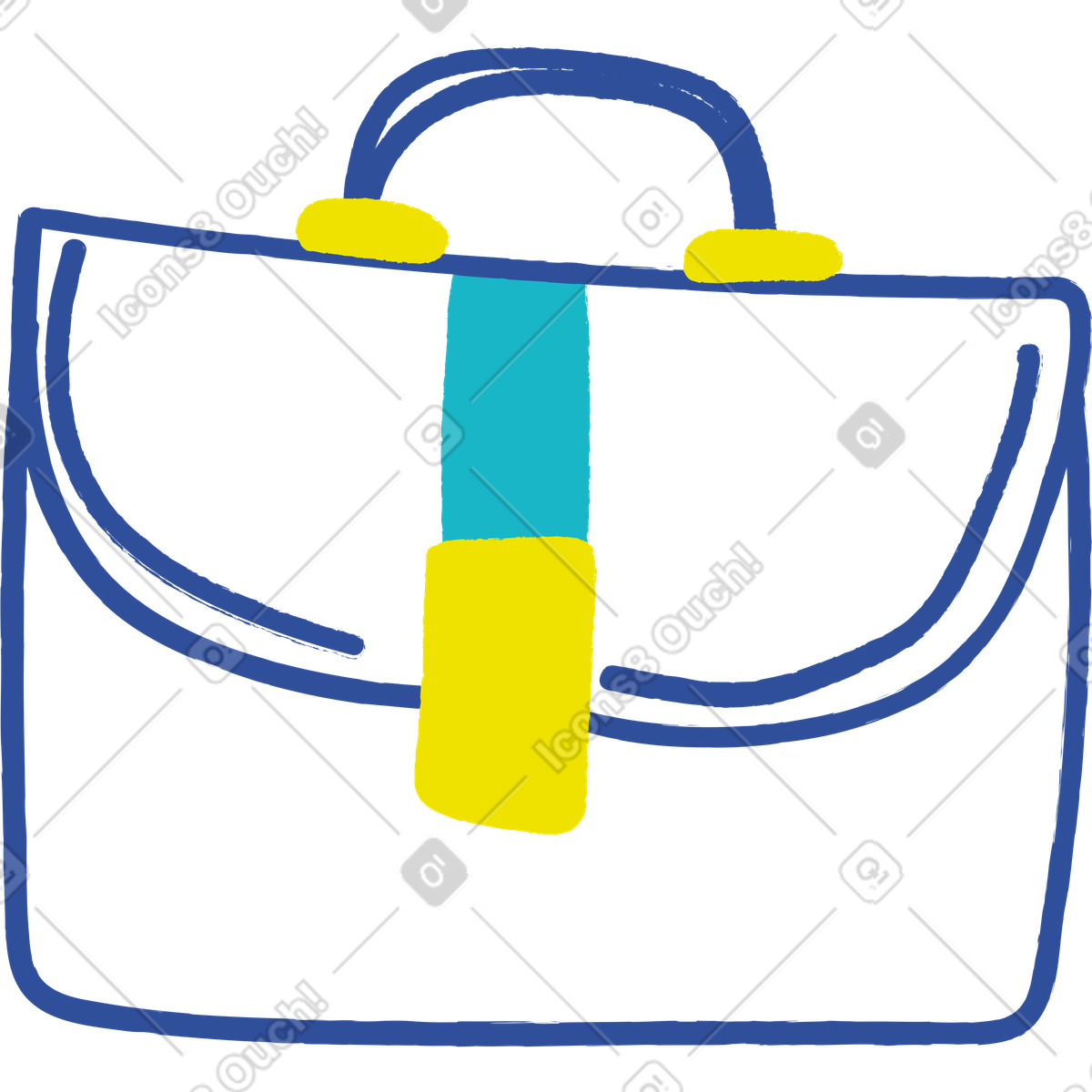 Illustration Mallette dans le style Lime à télécharger aux formats PNG, SVG