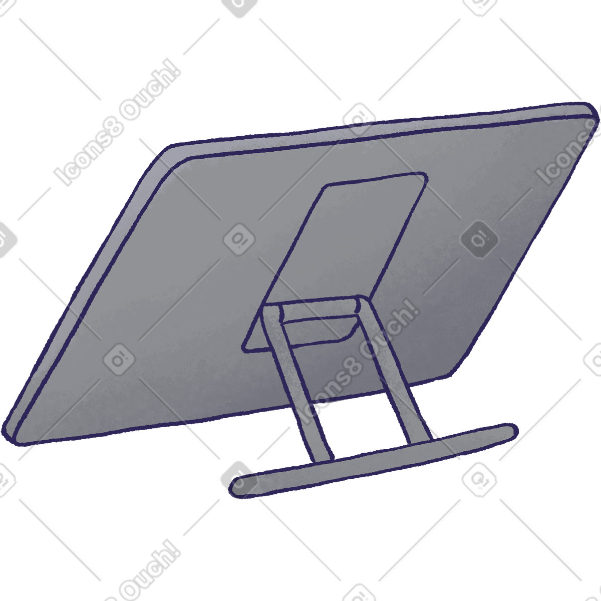 下载 Hue 风格的 Graphic tablet with screen 插画，支持 PNG、SVG 格式