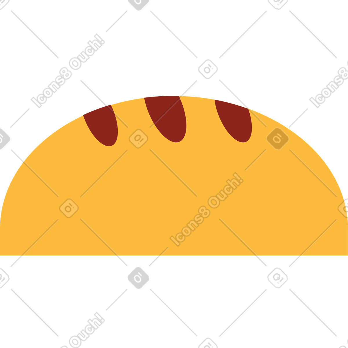 Pane illustrazione in stile Burgundy scarica in PNG, SVG