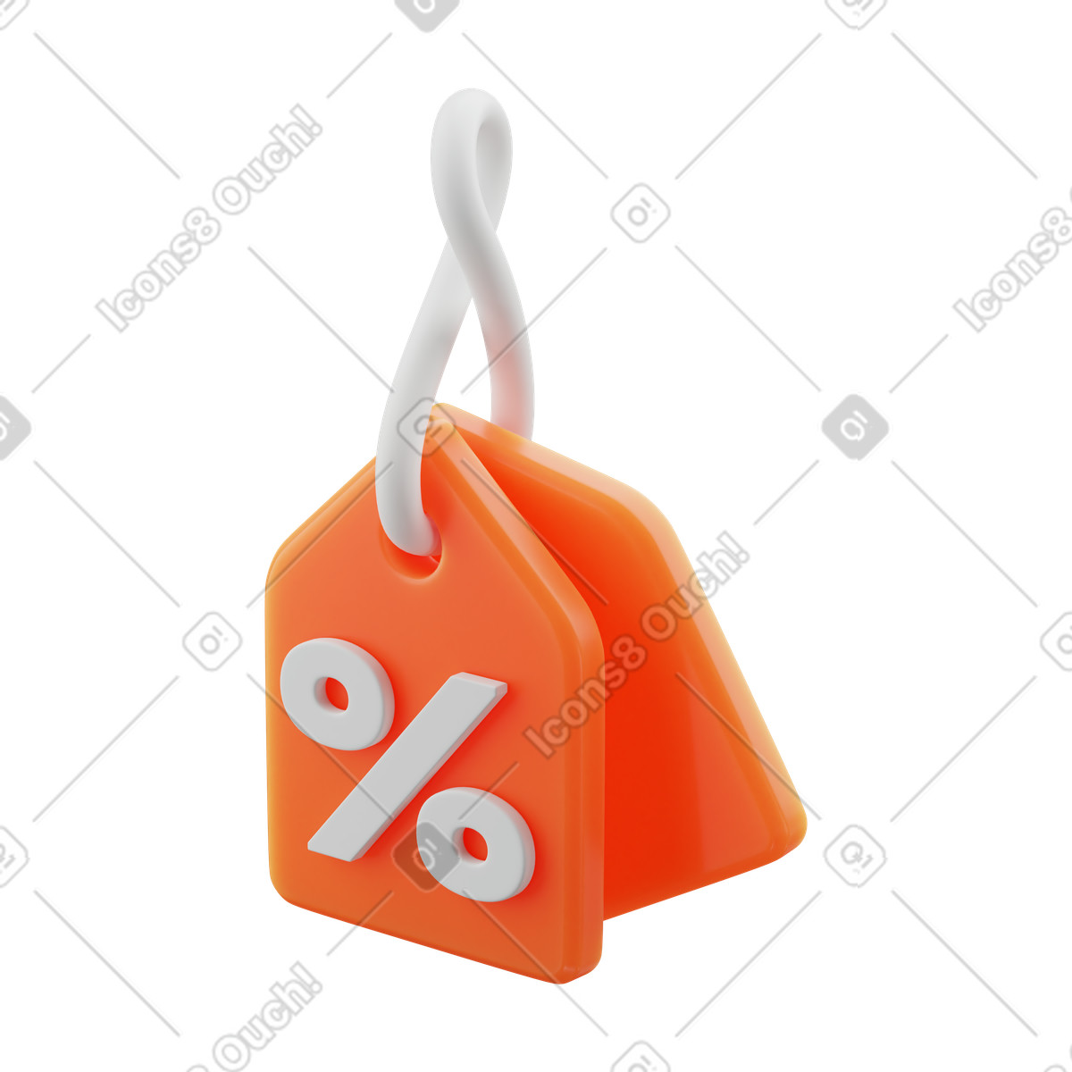 Discount label illustration in PNG, SVG