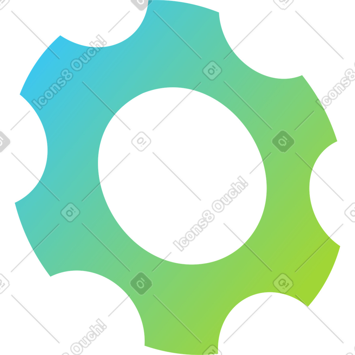 Dashed arrow circling illustration in Breeze style download in PNG, SVG