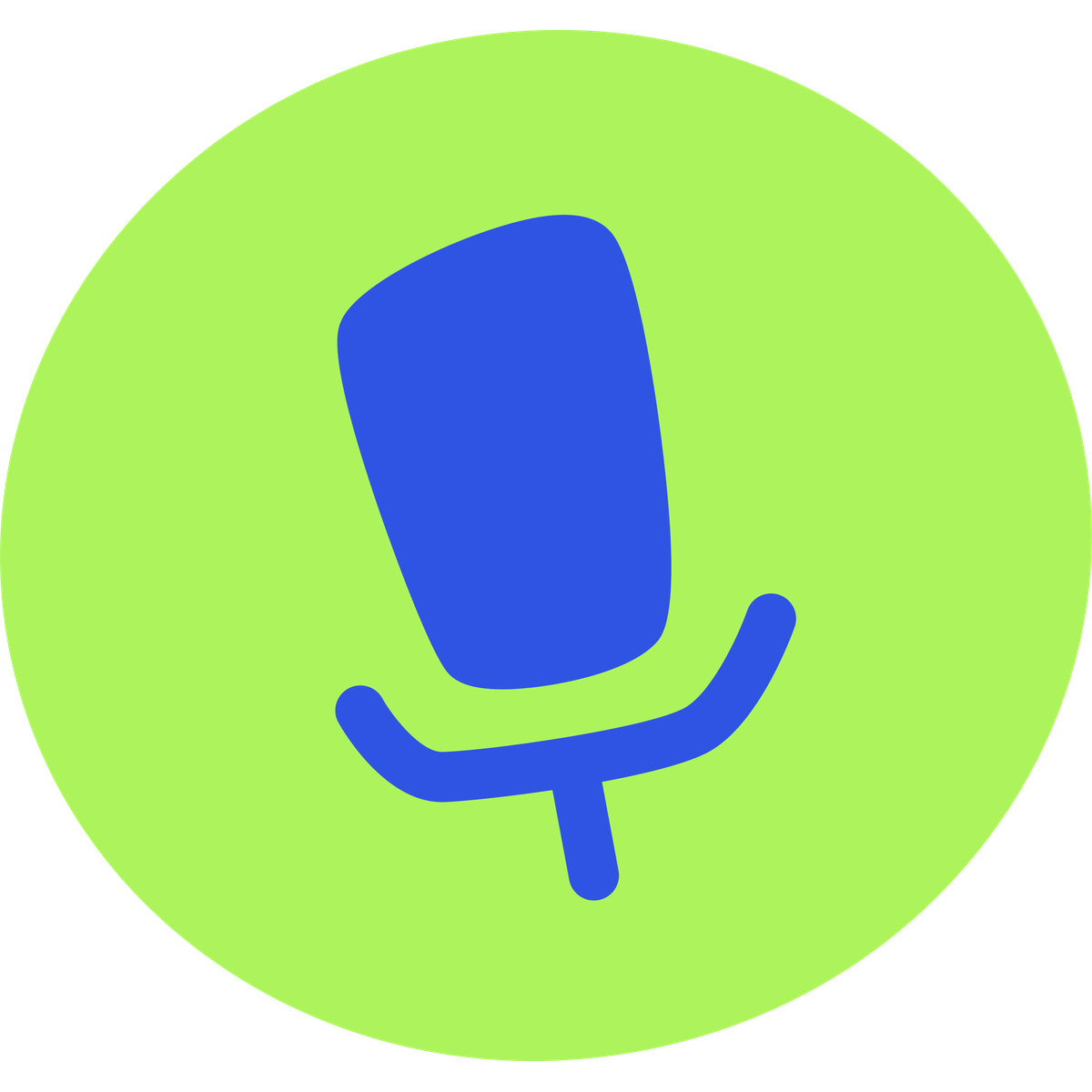 Bouncy 스타일의 Microphone button 일러스트레이션 PNG, SVG 다운로드