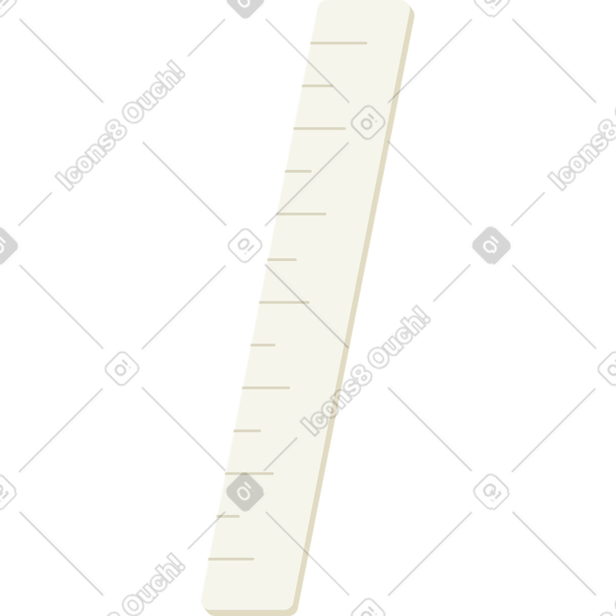 Ruler illustration clipart graphic for creative projects featuring vectors