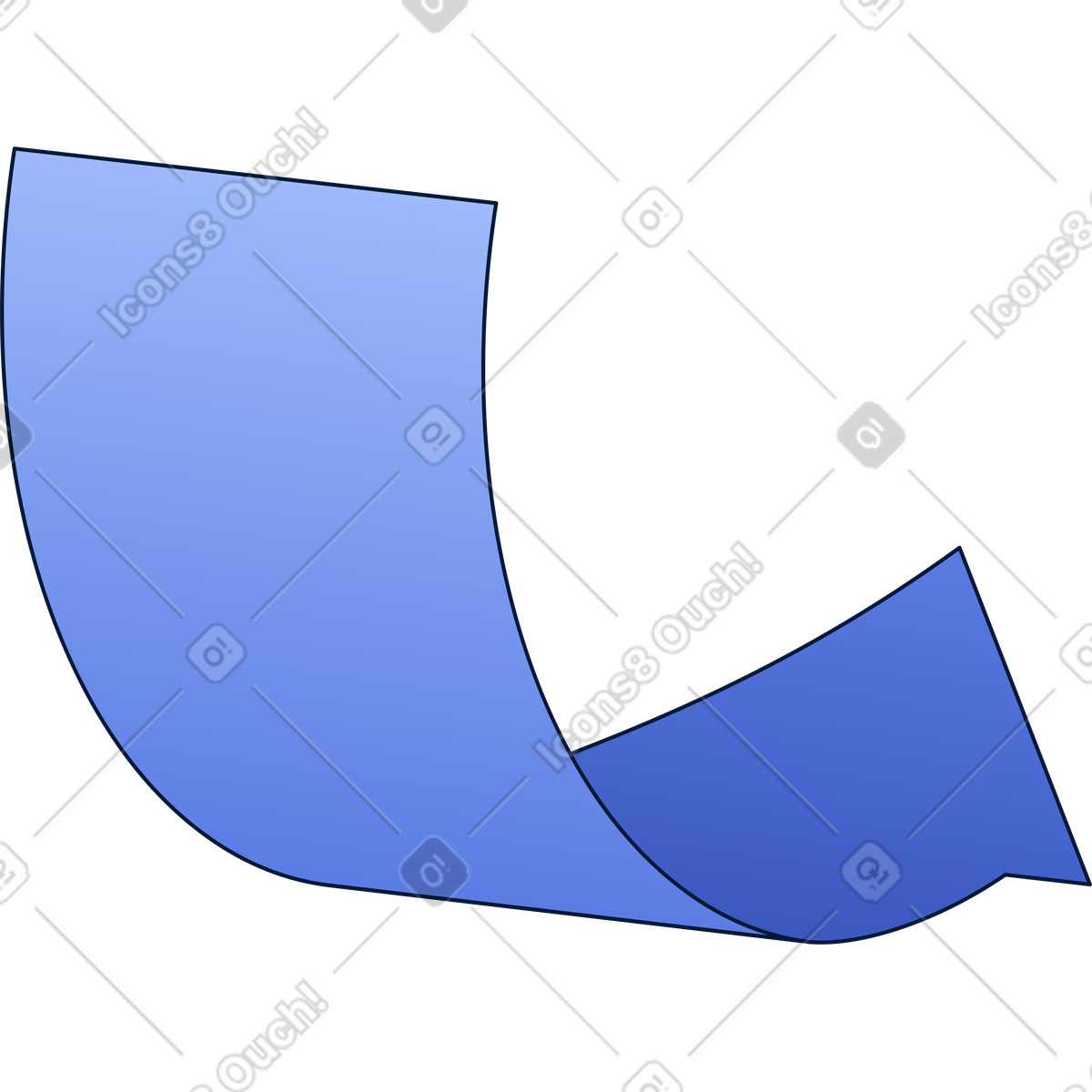 Ilustración Flecha circular en estilo Neat a descargar en PNG y SVG