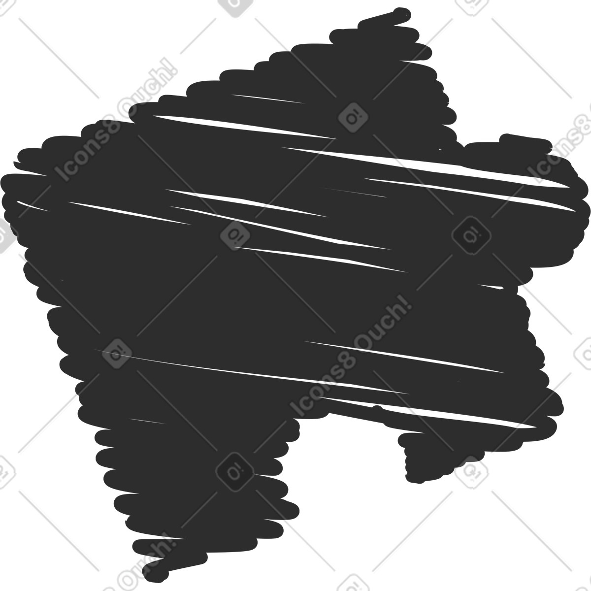 Ilustración Pieza de puzzle en estilo Graphite a descargar en PNG y SVG
