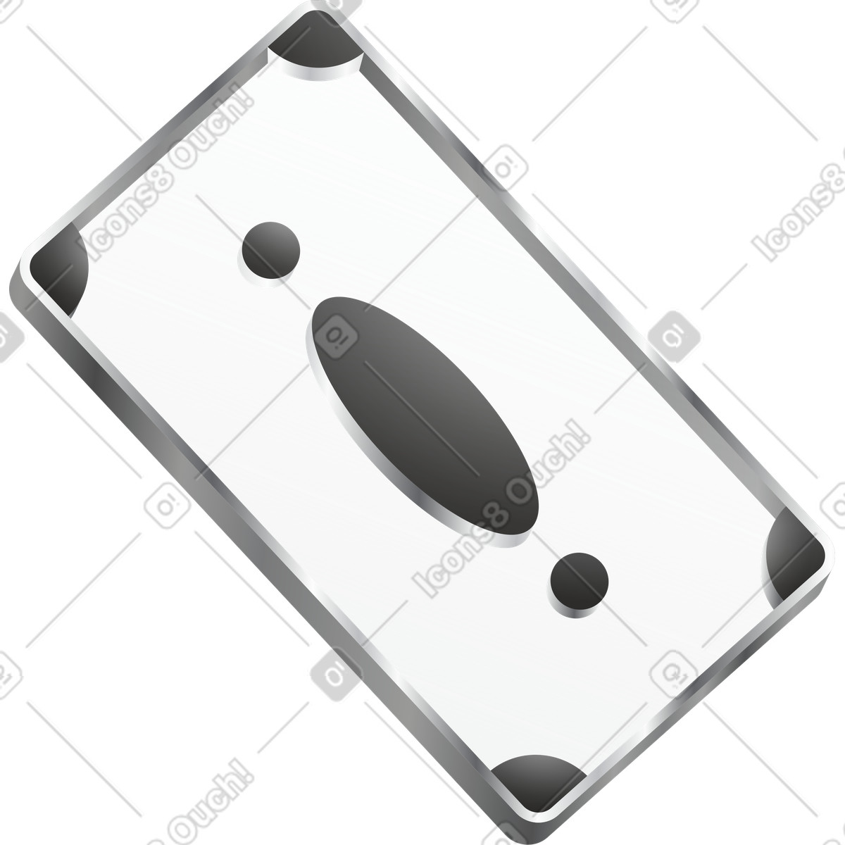 Transparent banknote illustration in Token style download in PNG, SVG