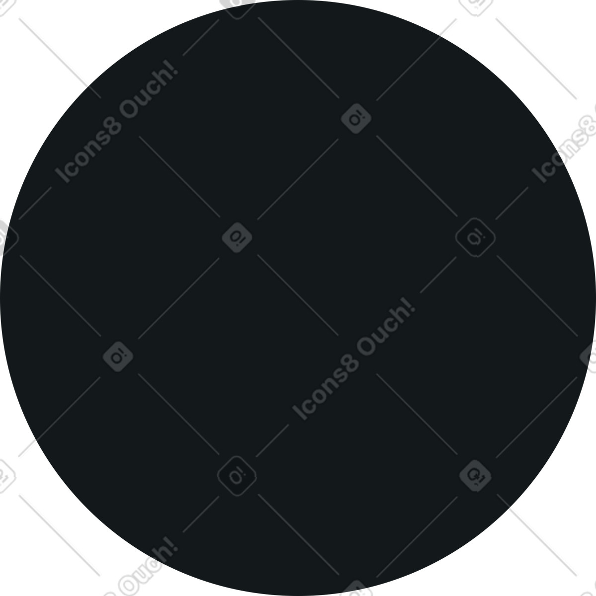 Illustration Cercle dans le style Midnight à télécharger aux formats PNG, SVG