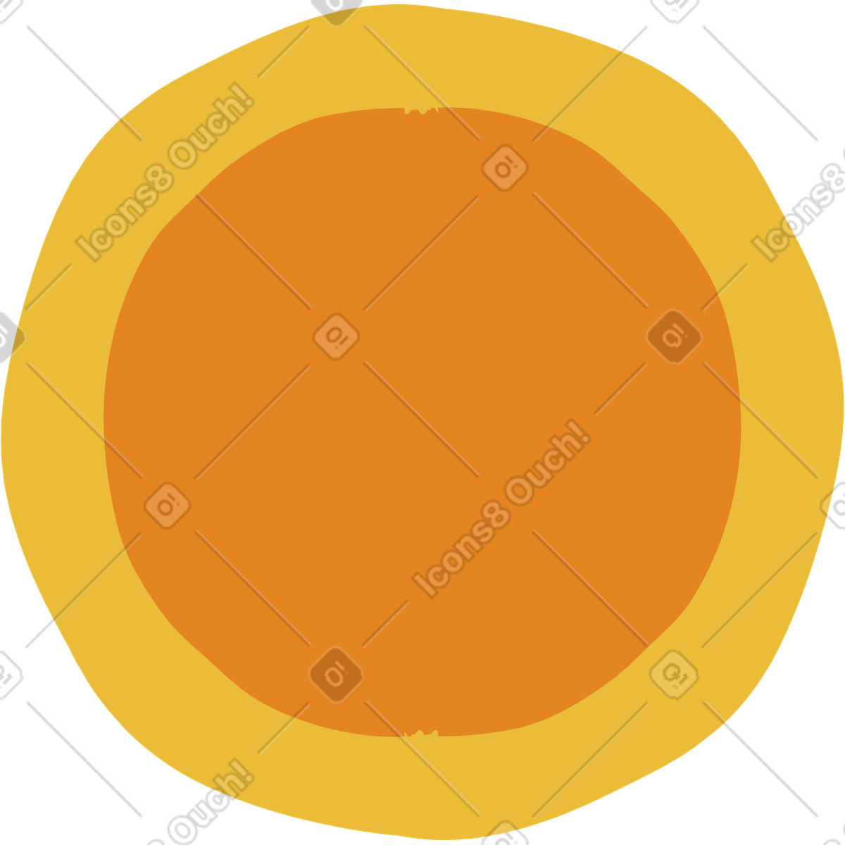 Illustration Pièce de monnaie dans le style Stripy à télécharger aux formats PNG, SVG