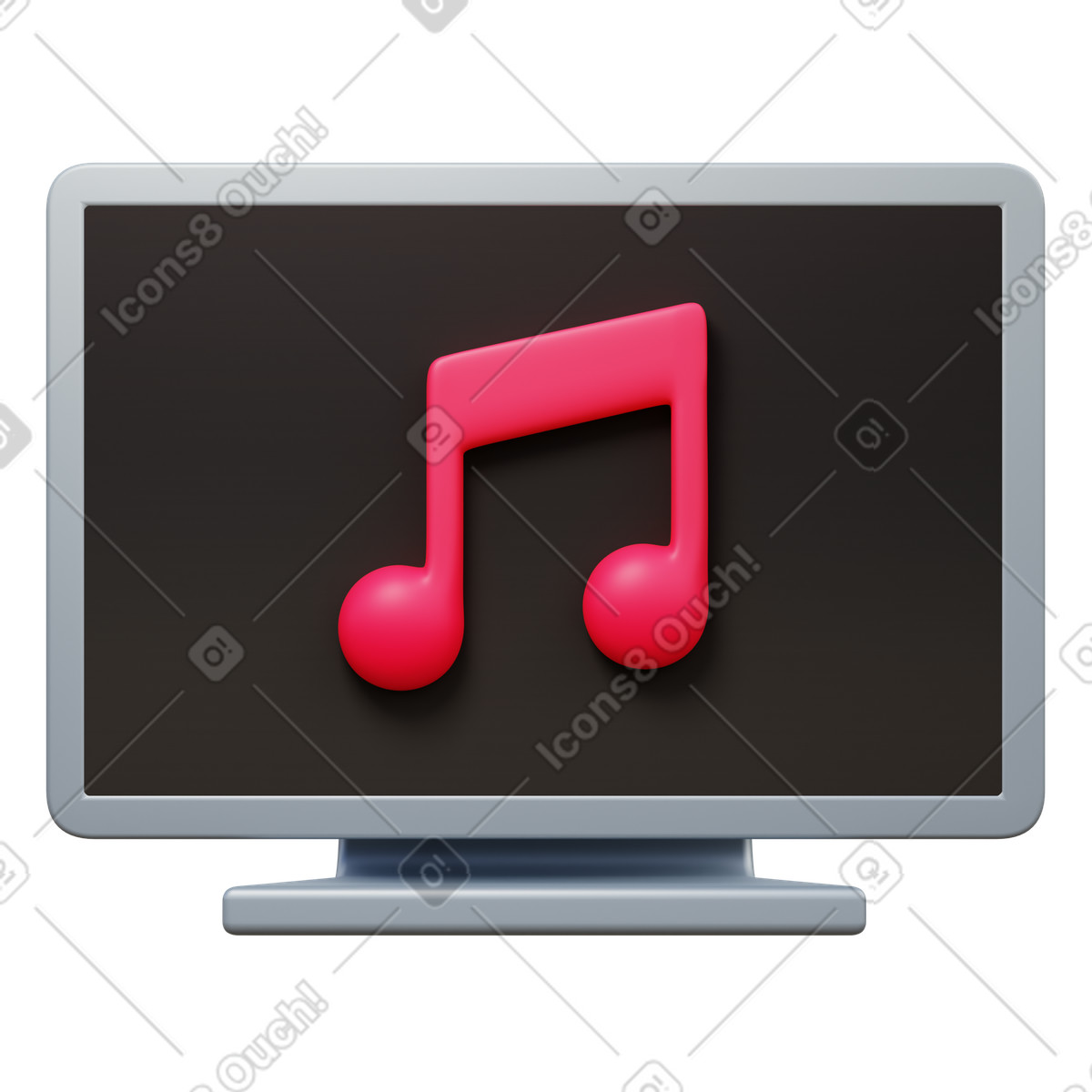 Иллюстрация Музыкальное видео в PNG и SVG