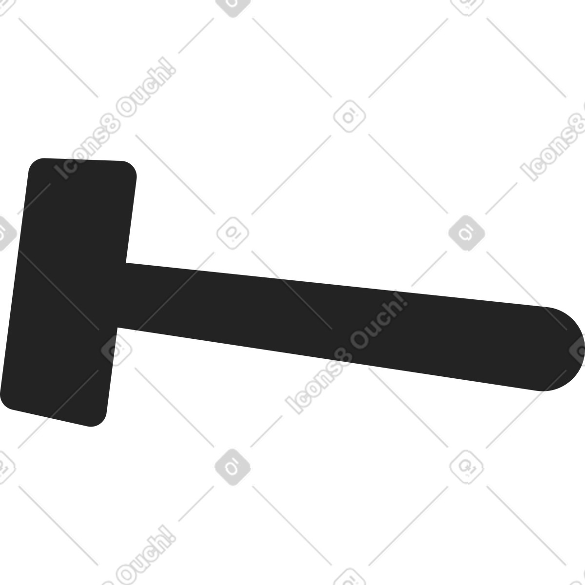 Sammy Line スタイルの 使い捨てかみそり のイラストをPNG、SVG形式でダウンロード
