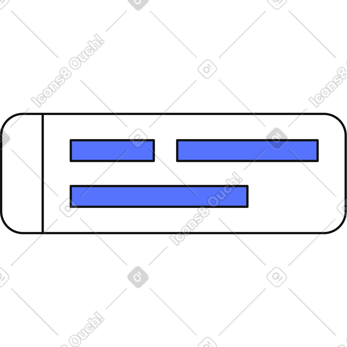 Project task board template for work organization-Illustration im Main-Stil als Download in PNG, SVG