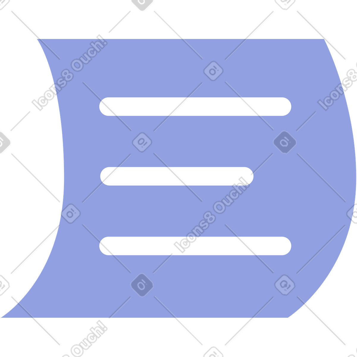 Document illustration in PNG, SVG