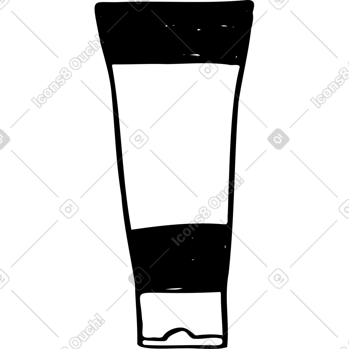 Ilustración Tubo de crema en estilo Marks a descargar en PNG y SVG