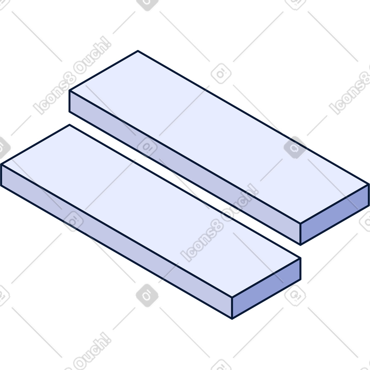 Stairs illustration in PNG, SVG